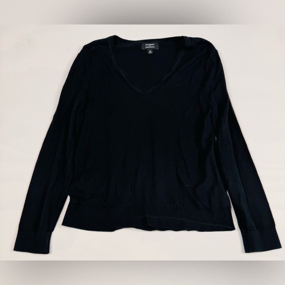 Banana Republic Forever Sweater V-Neck Black Women’s M